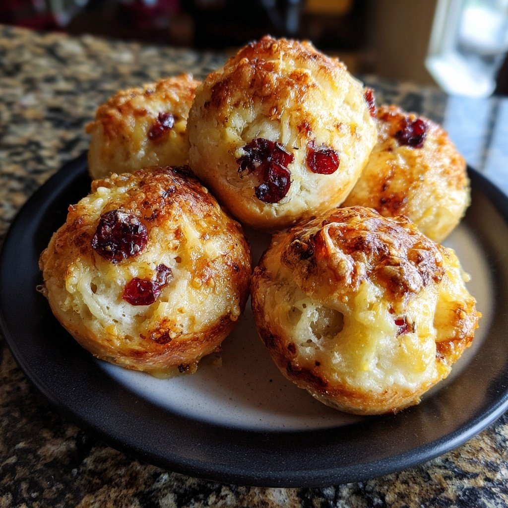 Mini Cranberry Brie Bites