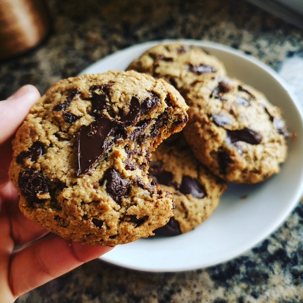 Banana Chocolate Chip Cookies
