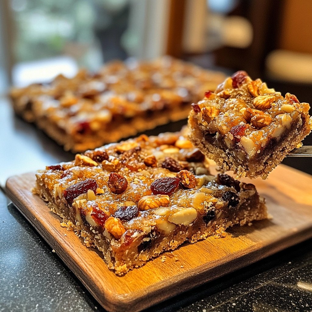 Spiced Mulled Wine Fruit Bars