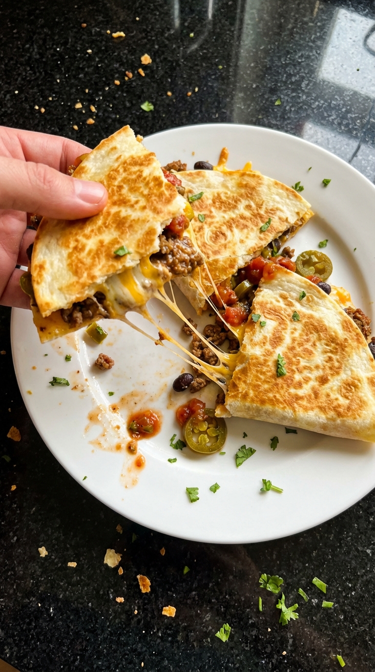 Nacho Supreme Stuffed Quesadillas