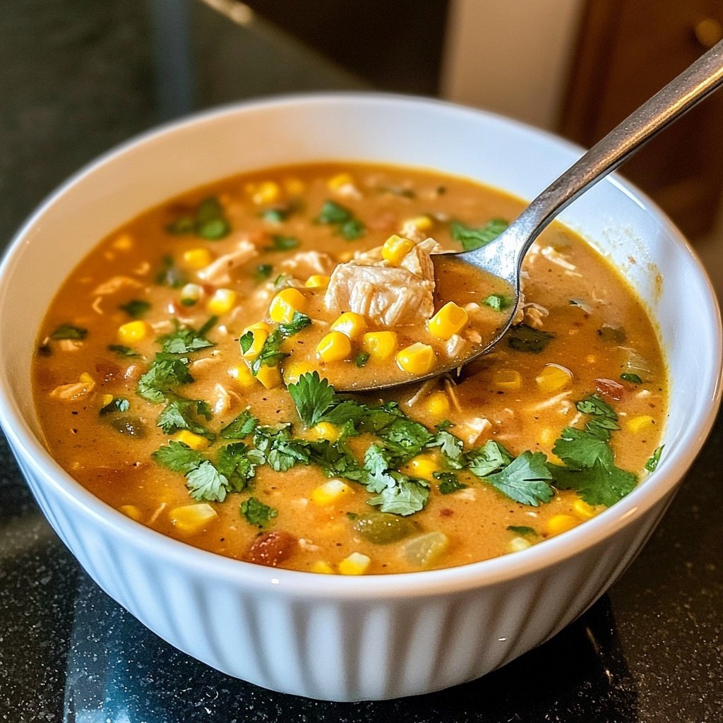 Creamy Chicken Tortilla Soup