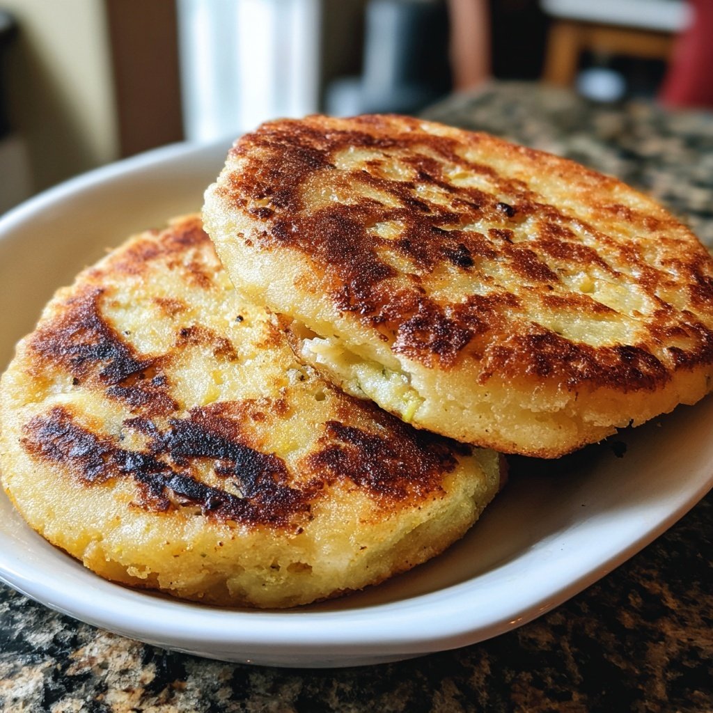Arepas with Cheese Avocado Filling