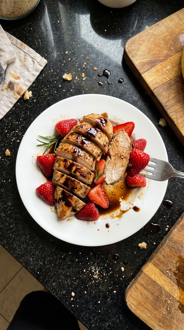 Savory Strawberry Balsamic Chicken