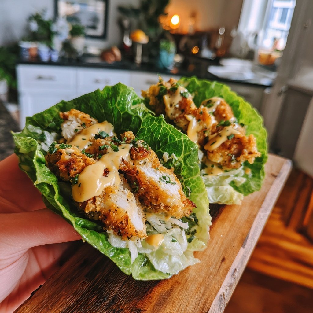 Honey Mustard Chicken Tender Wraps