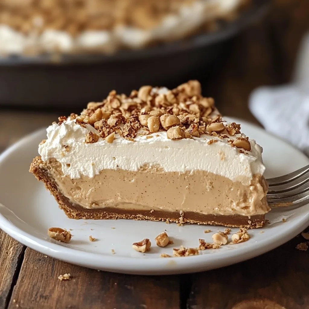 Old Fashioned Peanut Butter Pie