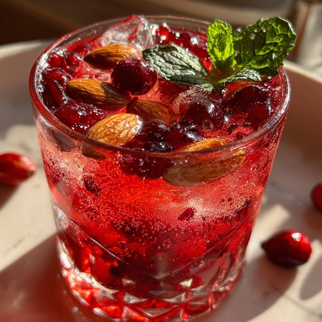 Cranberry Almond Winter Refresher