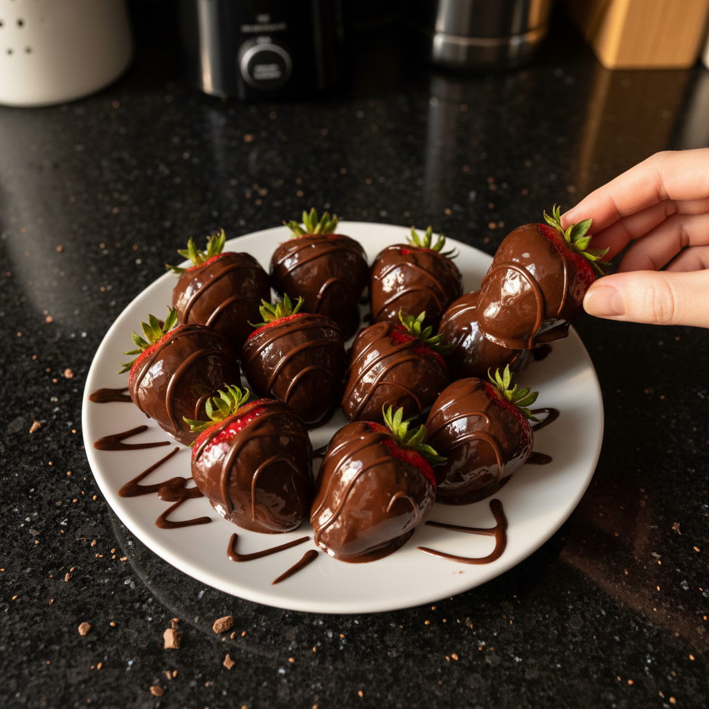 Vegan Chocolate-Covered Strawberries