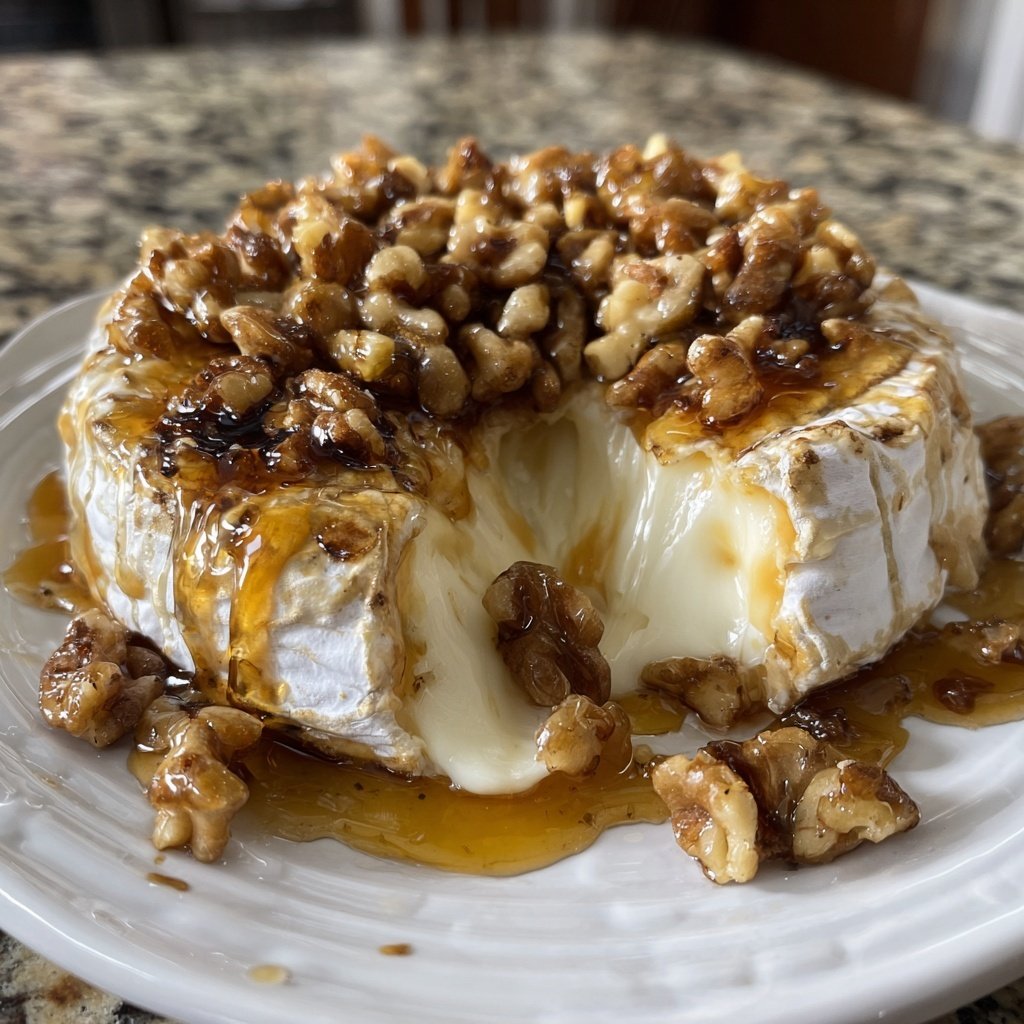 Baked Brie Honey Walnut