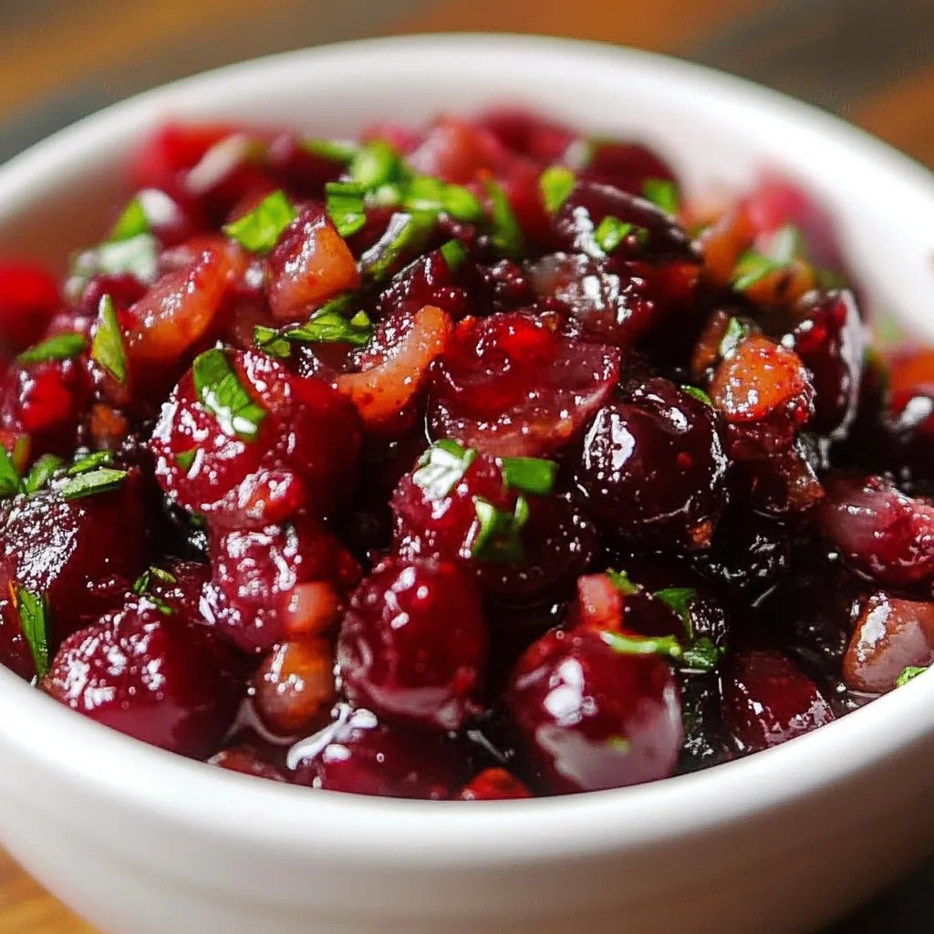 Zesty Cranberry Salsa