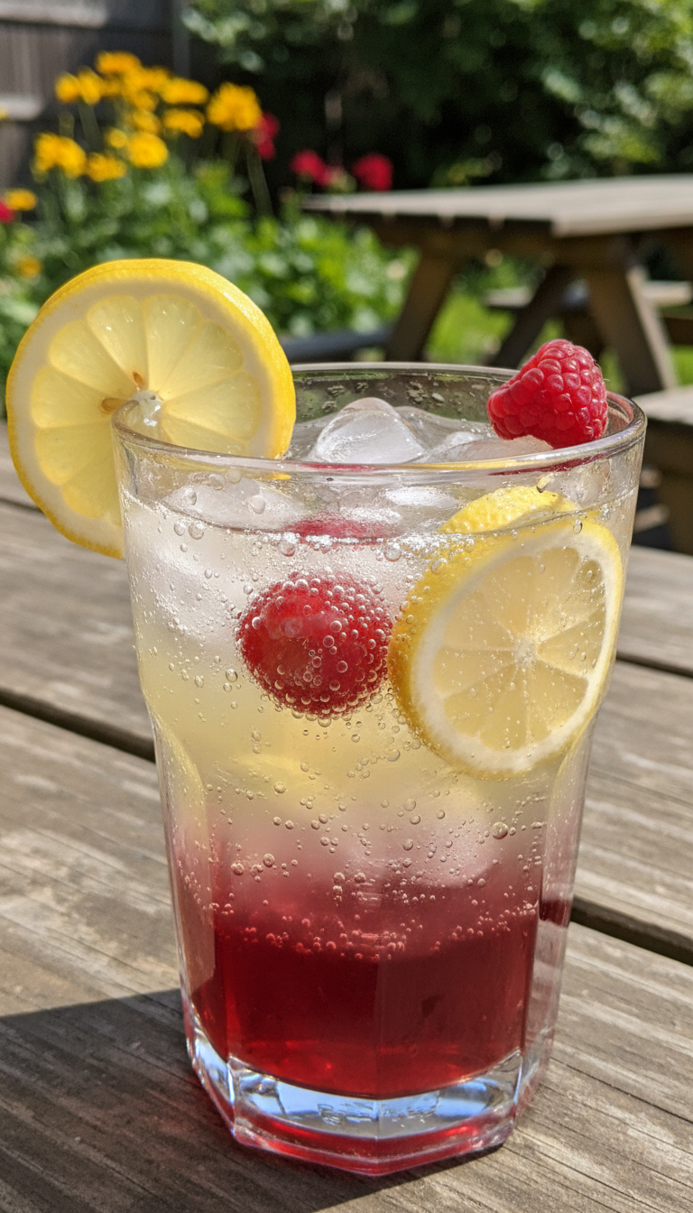 Raspberry Lemonade Fizz