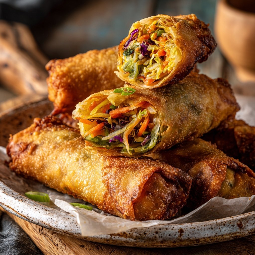 Crispy Vegetable Egg Rolls