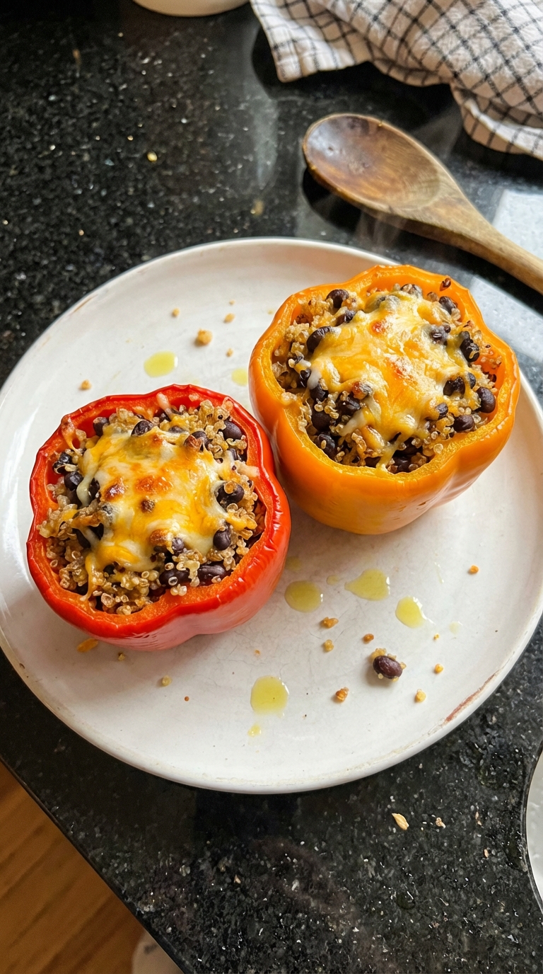 High Protein Stuffed Bell Peppers