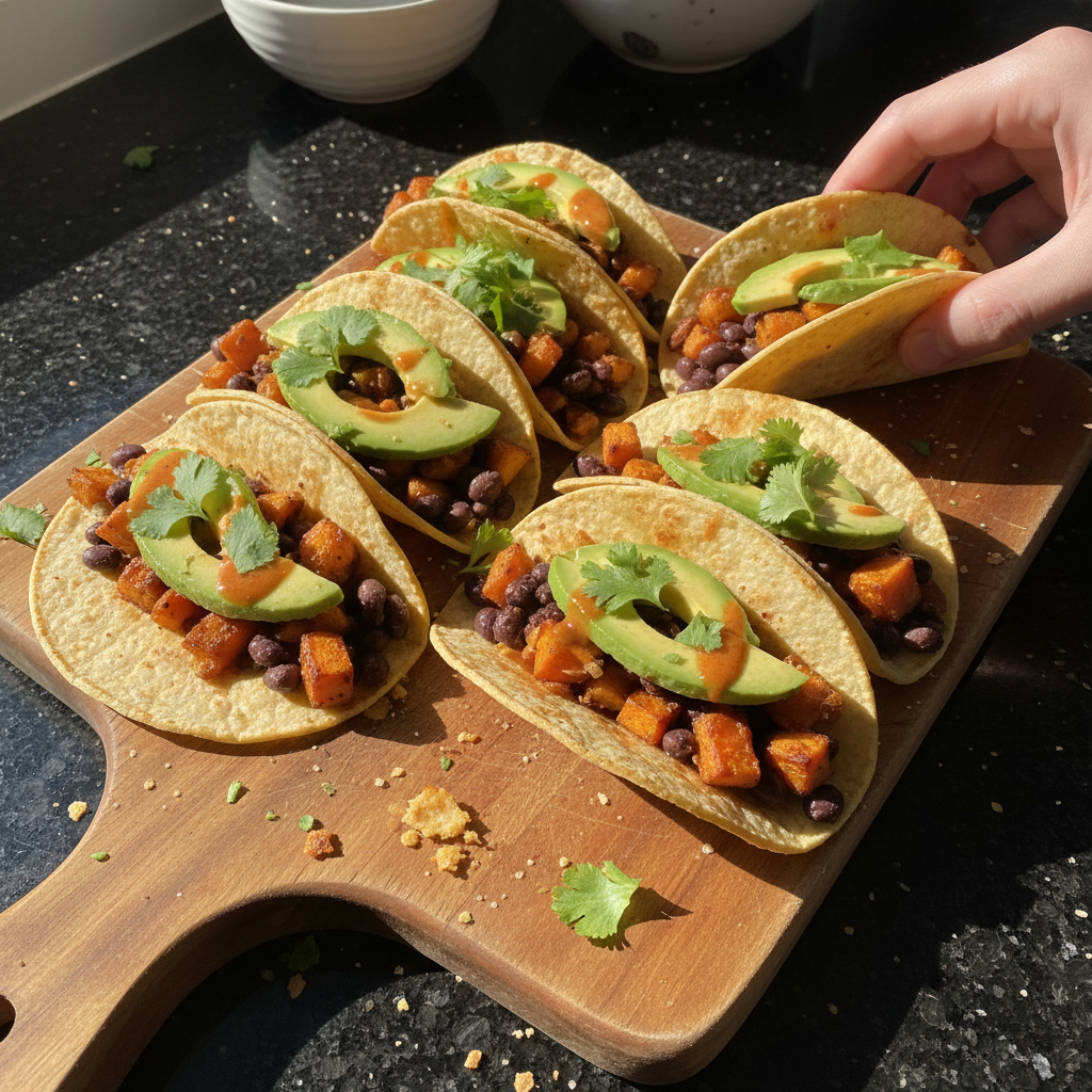 Crispy Sweet Potato Tacos