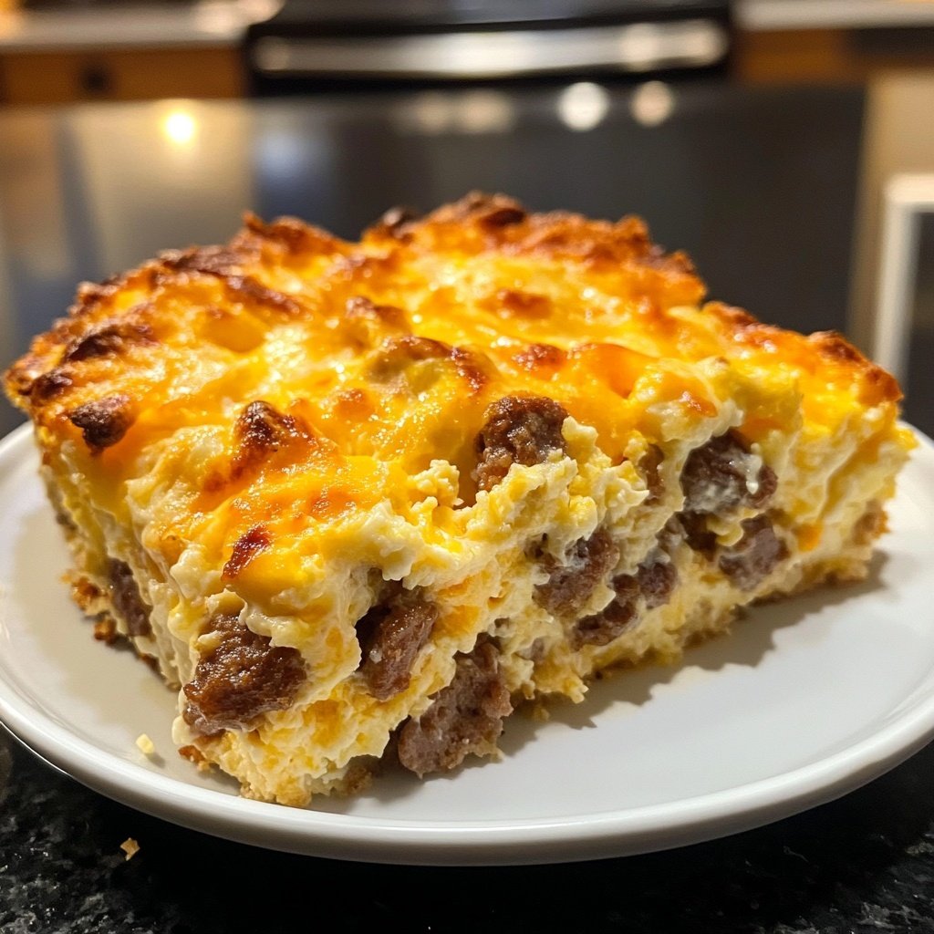 Breakfast Sausage and Egg Casserole
