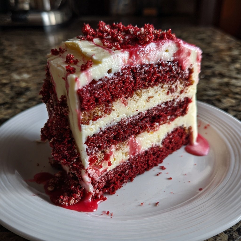 Galentine's Red Velvet Cheesecake