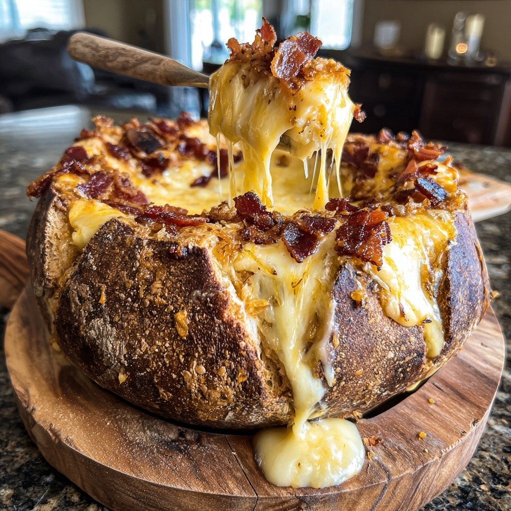 Gourmet Cheddar Beer Fondue