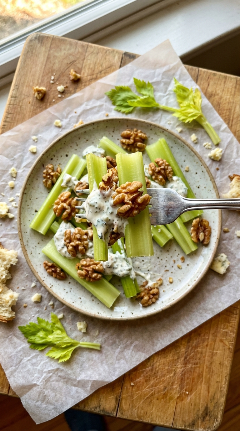 Classic Celery and Walnut Salad