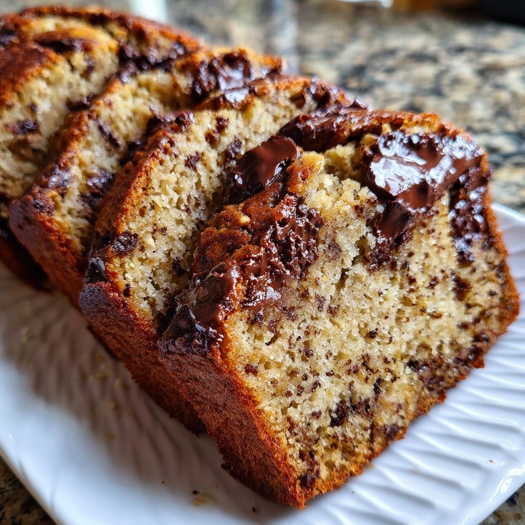 Chocolate Hazelnut Banana Bread