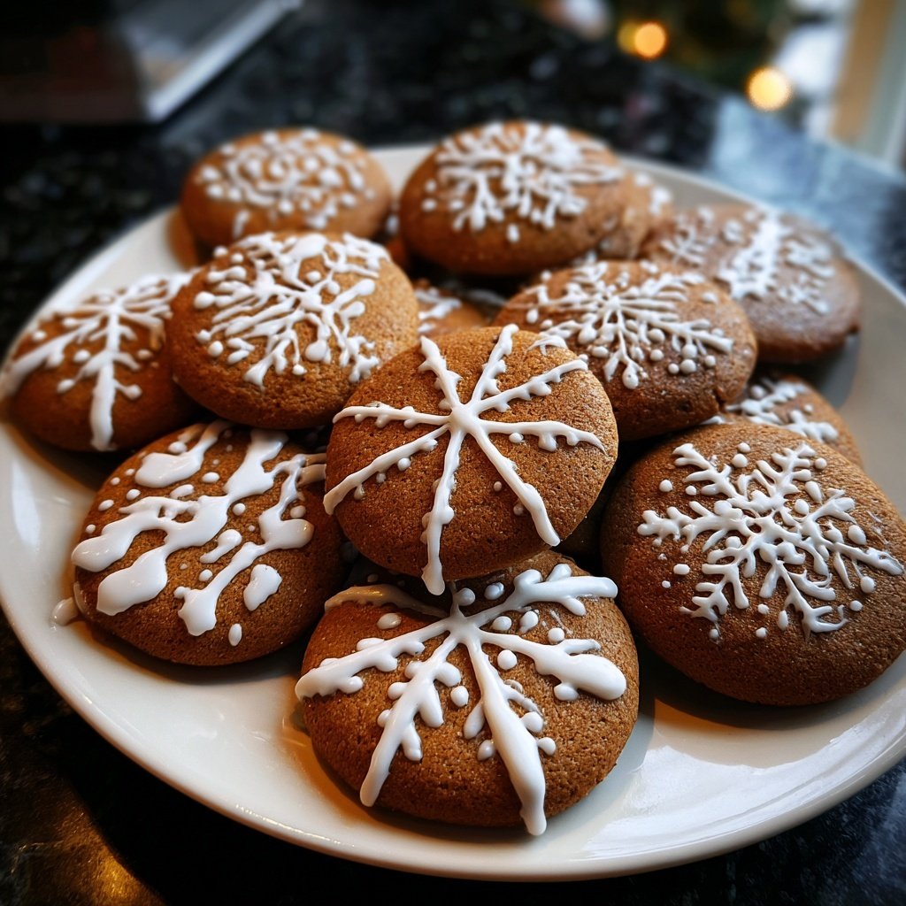 Gingerbread Cookies with Icing Details