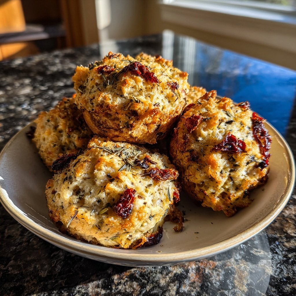 Stuffed Mushrooms Sun-Dried Tomato