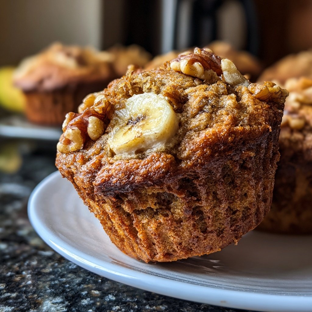 Healthy Banana Bread Muffins