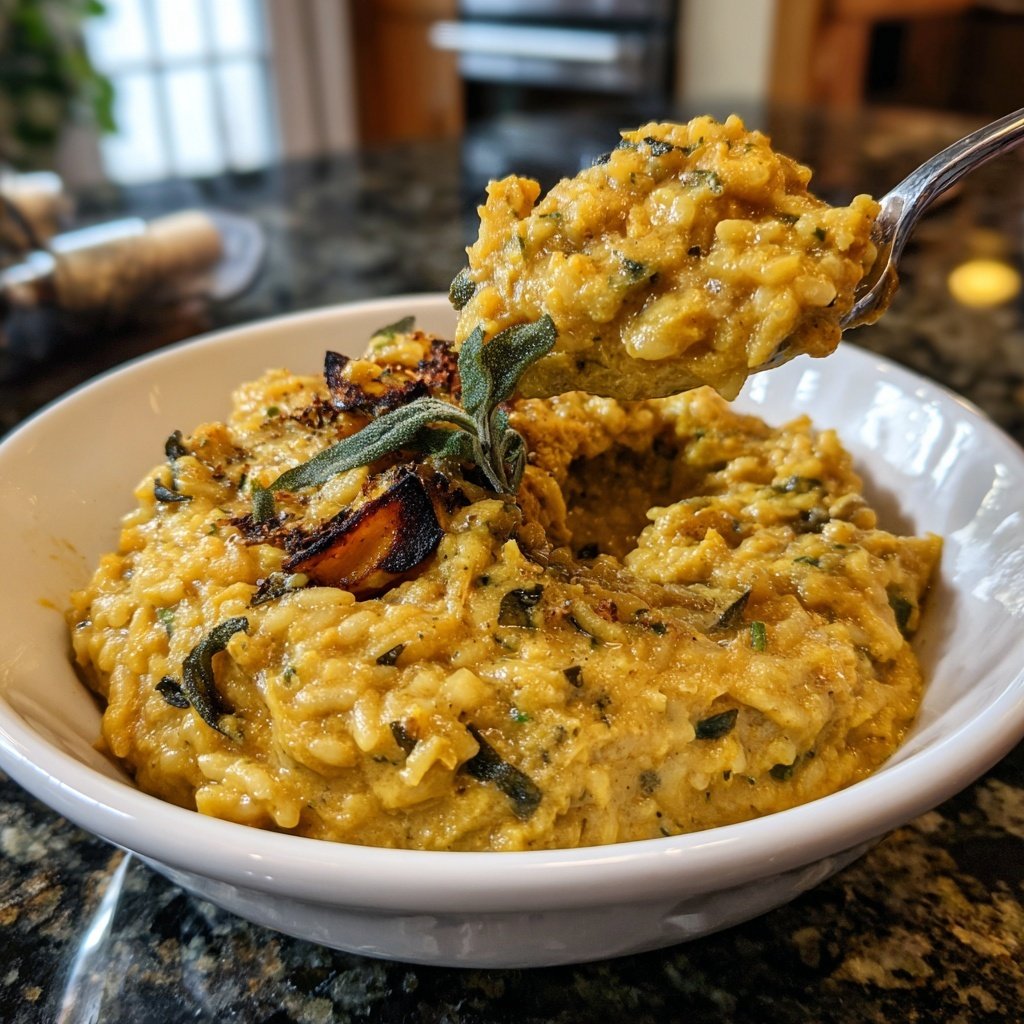 Winter Squash Sage Risotto