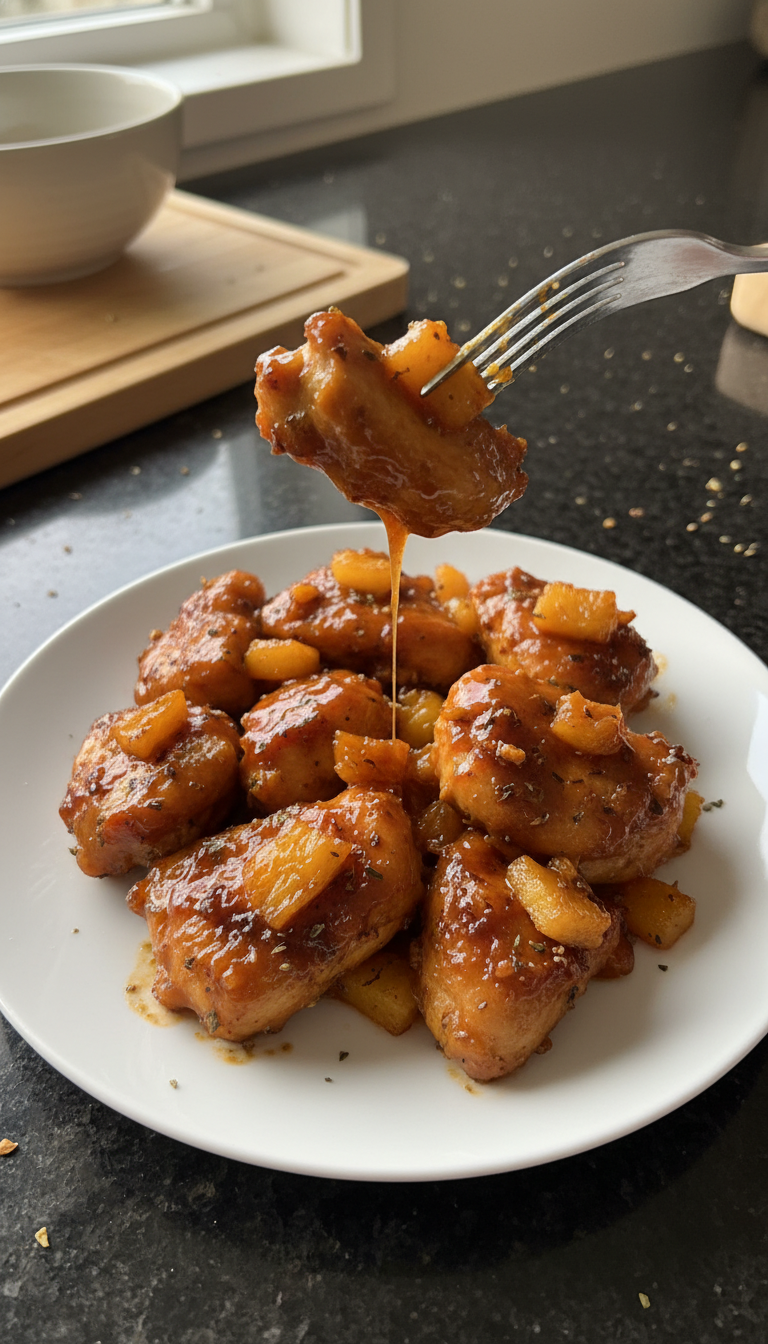 Sweet Pineapple BBQ Chicken
