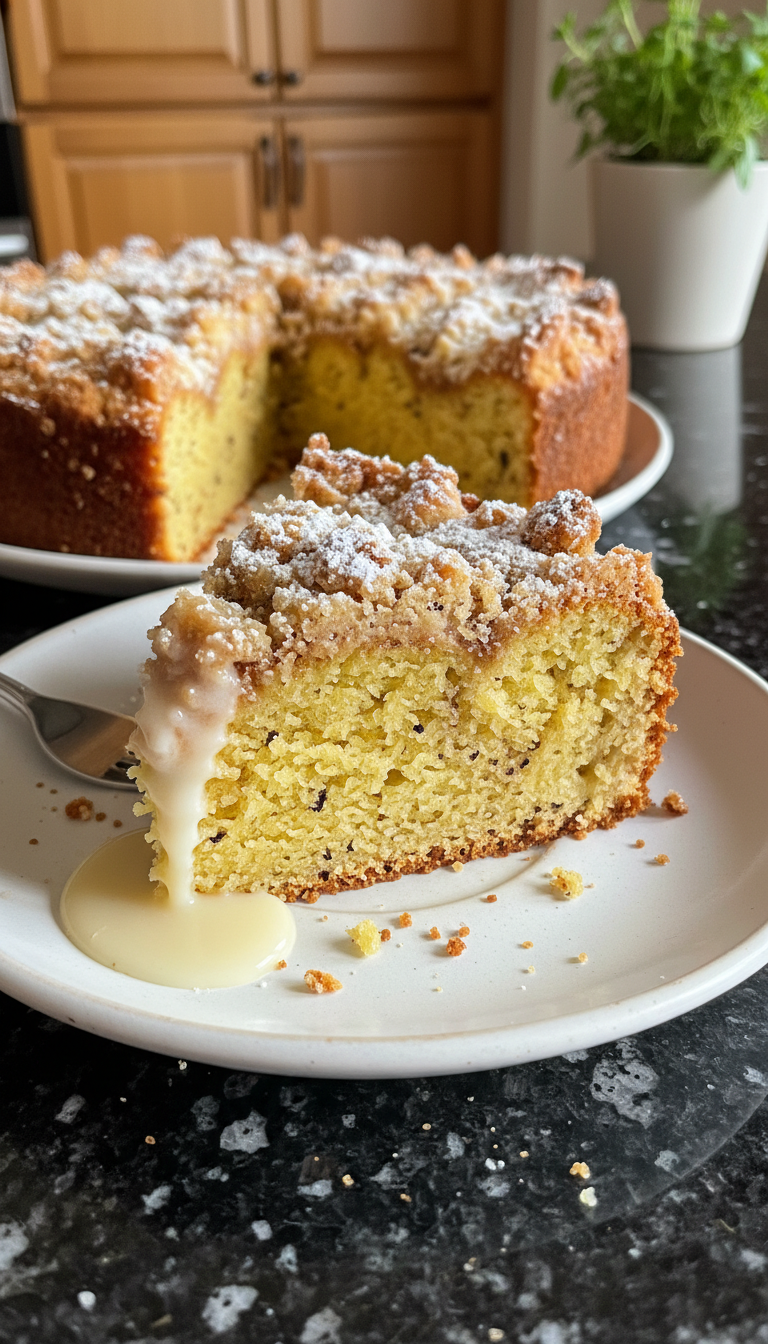Vanilla Bean Coffee Cake