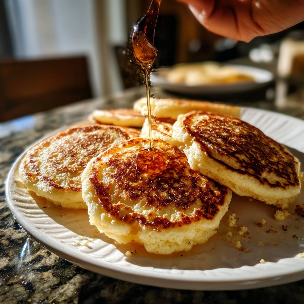 Gluten-Free Ricotta Pancakes with Almond Flour​