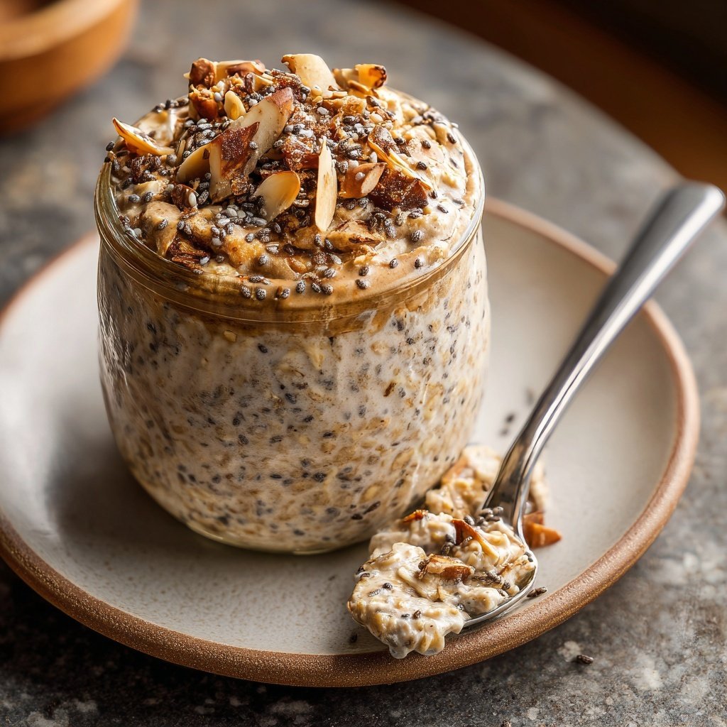 Nutty Overnight Protein Oats