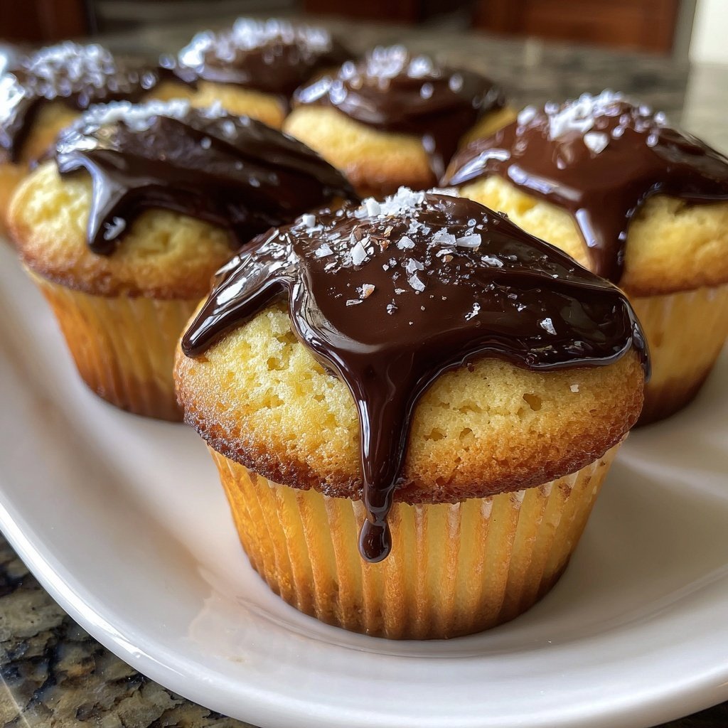 Classic Boston Cream Cupcakes