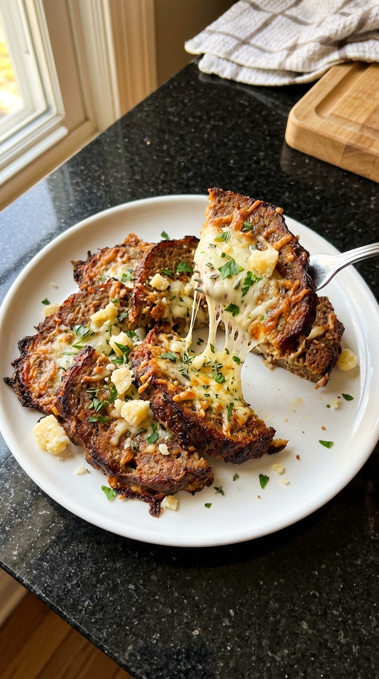 Savory Meatloaf Parmesan Crisps