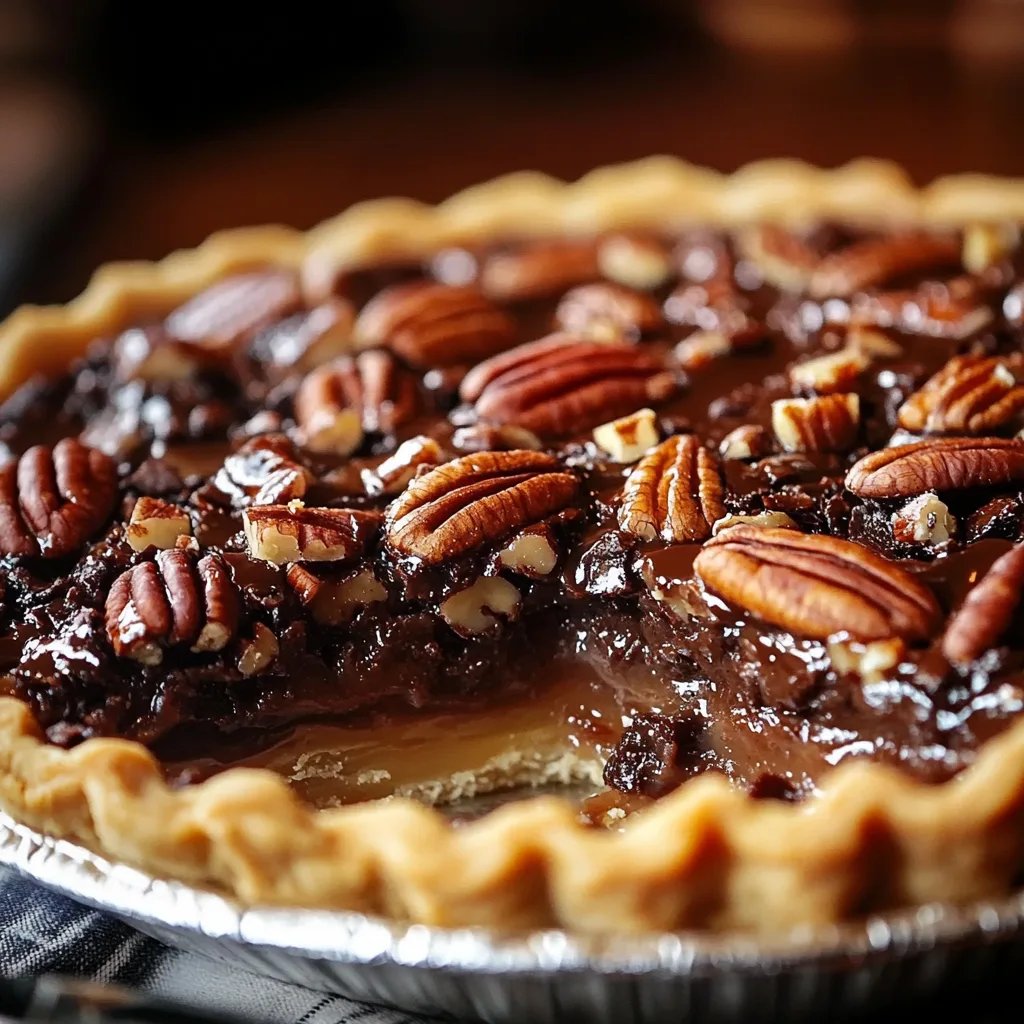 Texas Chocolate Pecan Pie