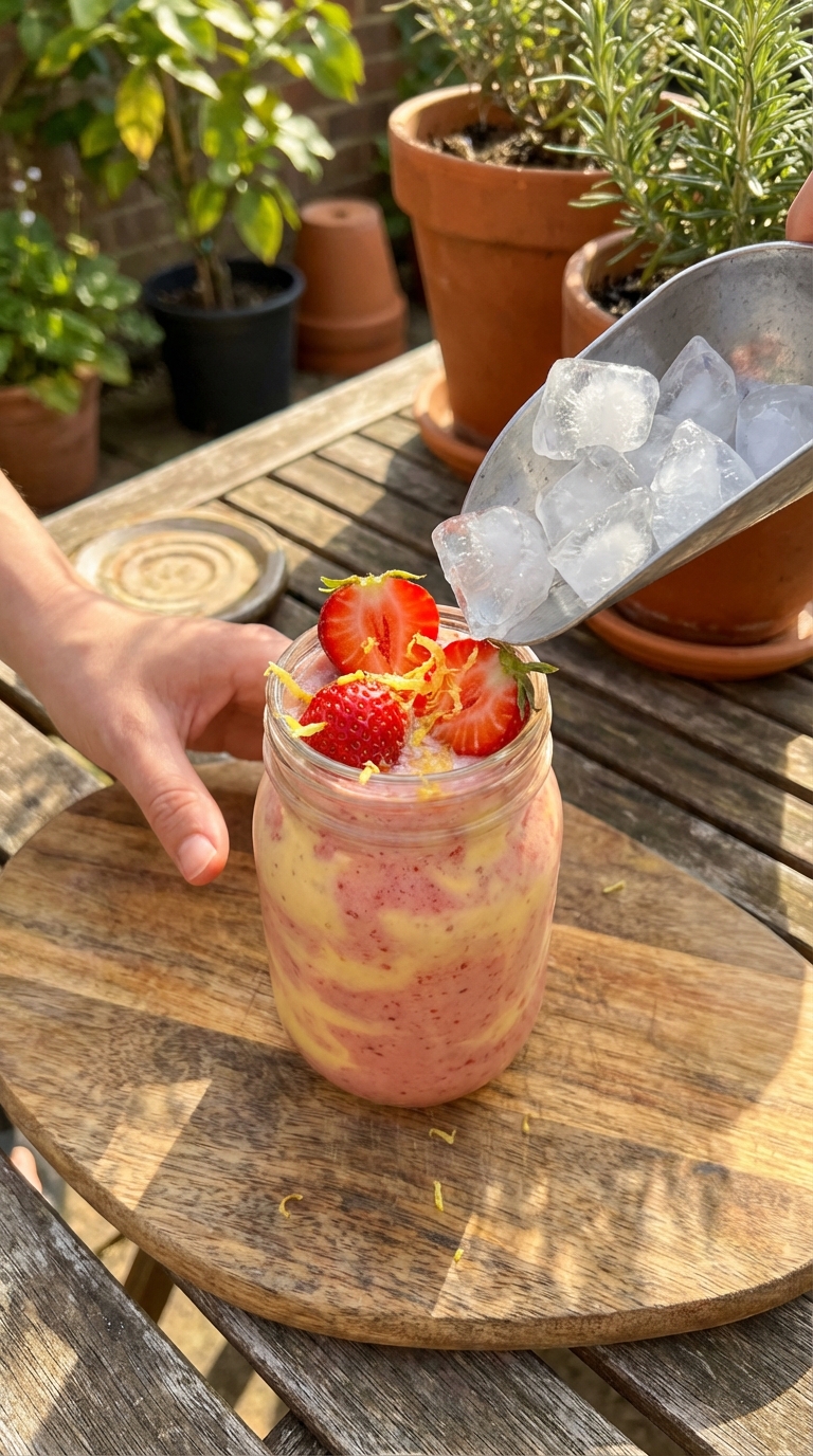 Limoncello and Berry Smoothie