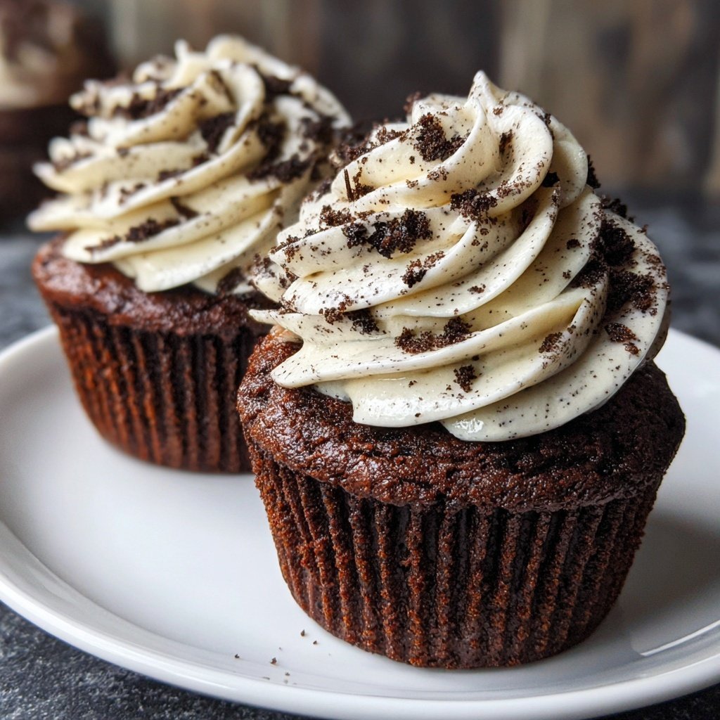 Vanilla Bean Chocolate Cupcakes