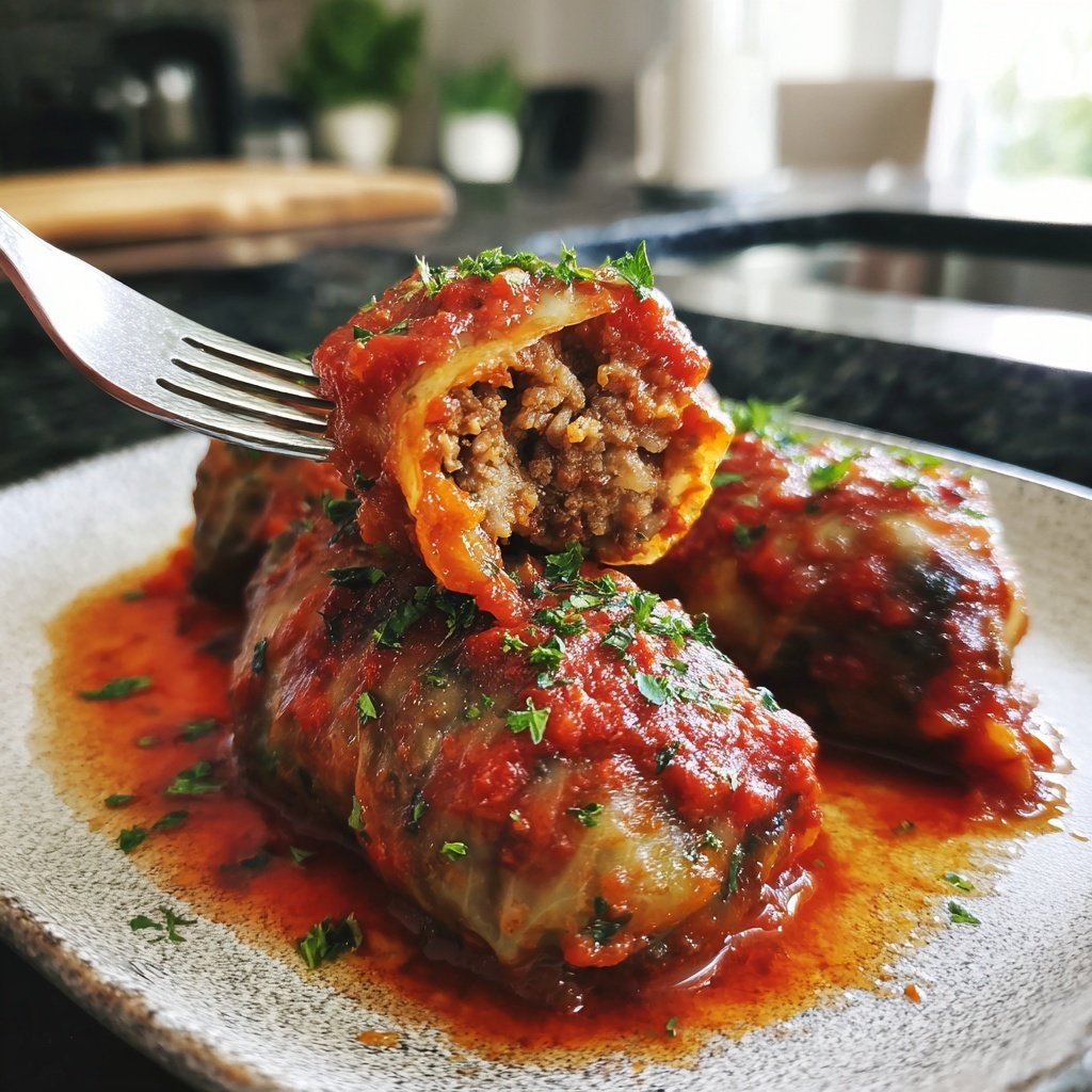 Savory Stuffed Cabbage Rolls