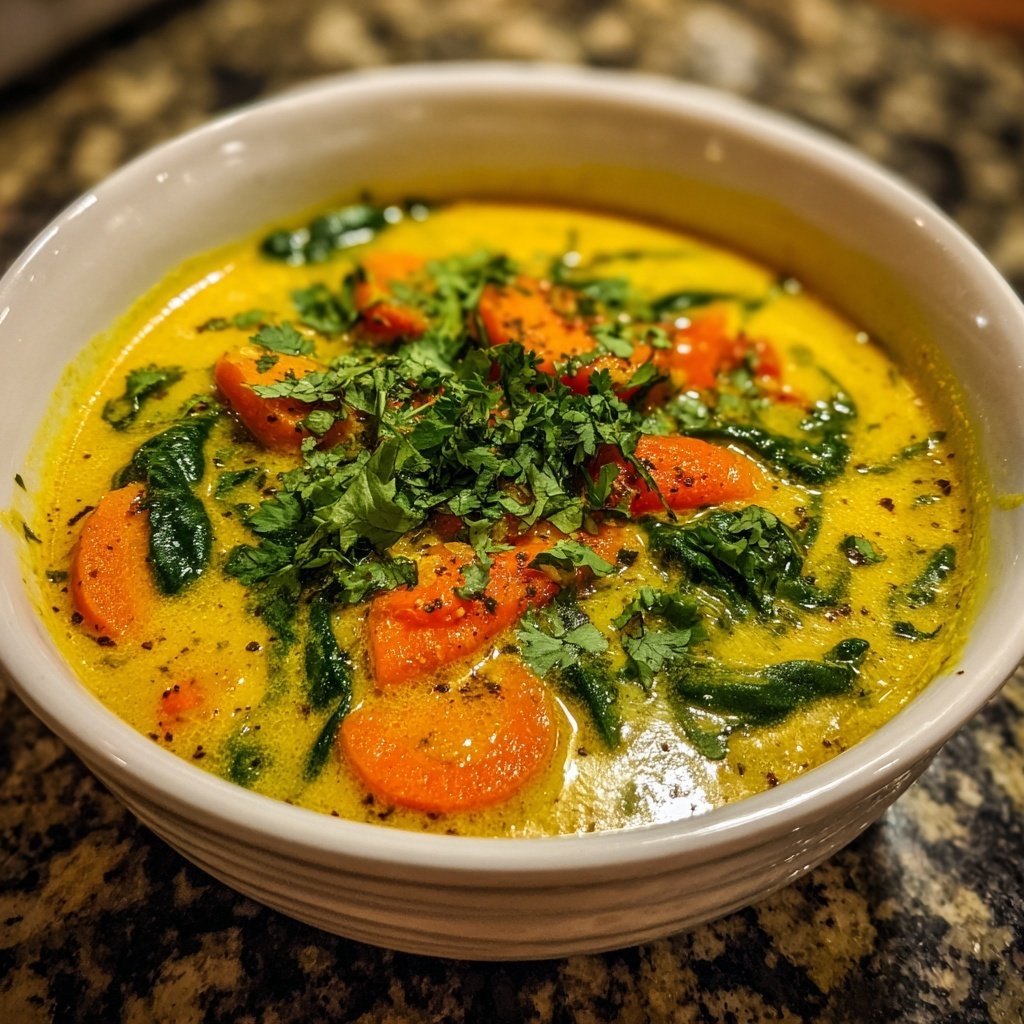 Golden Turmeric Veggie Soup
