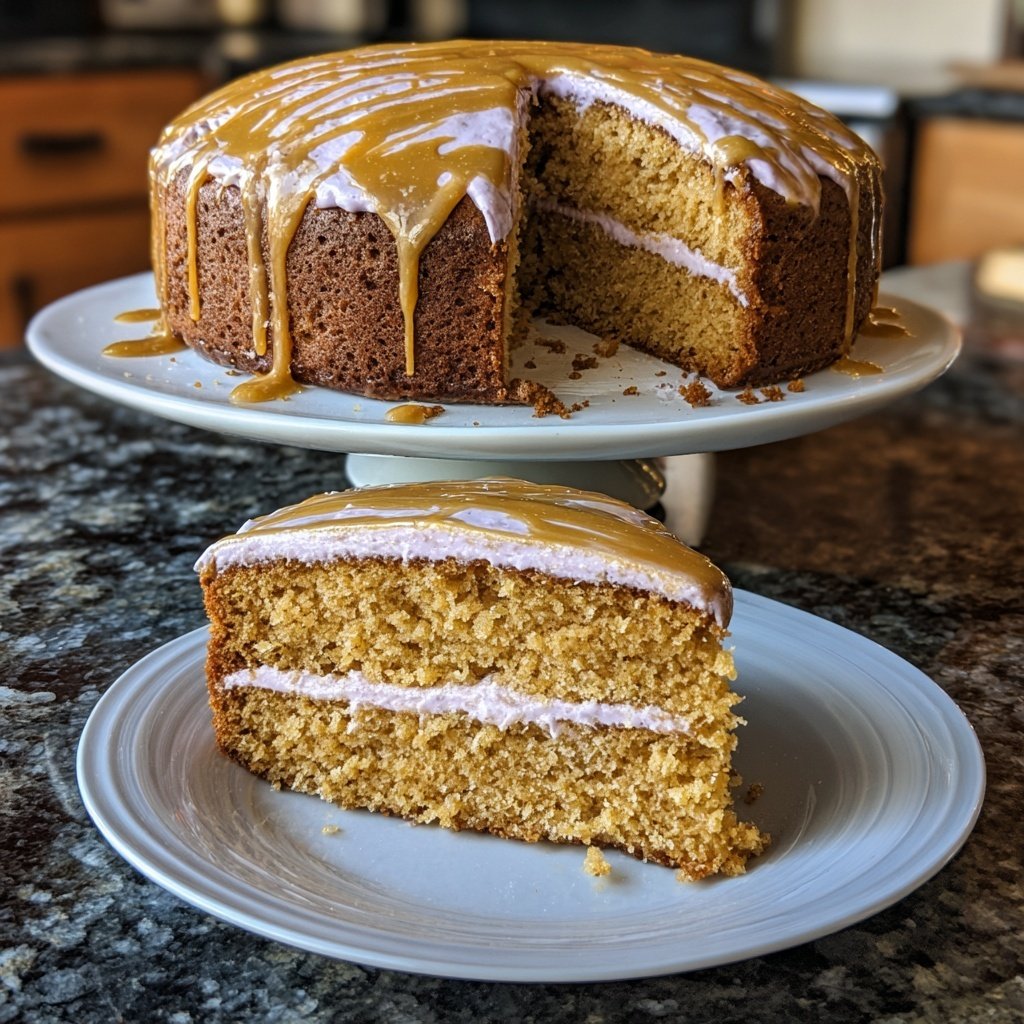 Honey Cake Lavender Buttercream