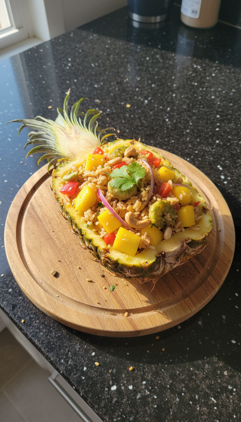 Tropical Pineapple Rice Bowl